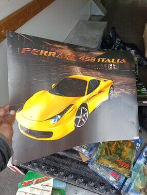 Ferrari 458 Italia Poster Tangerine Press 24" x 18" Paperboard Wall Art Print